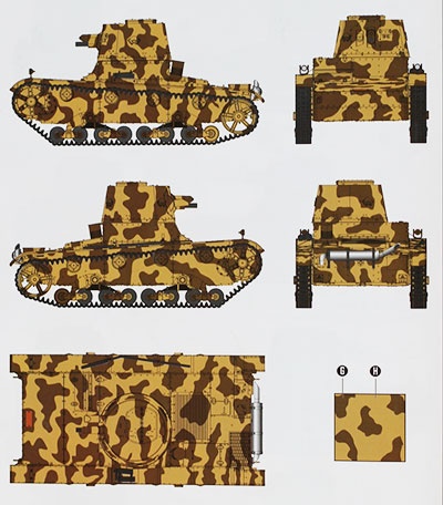 1 35 ビッカース 6トン軽戦車B型 初期溶接砲塔 ボリビアタイポルトガル軍タイプ