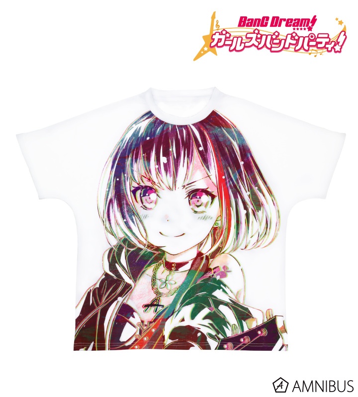 バンドリ Ani Artフルグラフィックtシャツ 美竹蘭 Afterglow ユニセックス S