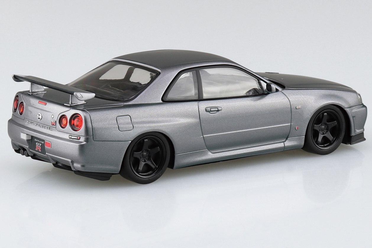 帯電防止処理加工 OTTO 日産 スカイライン GT-R R34 Z-tune シルバー