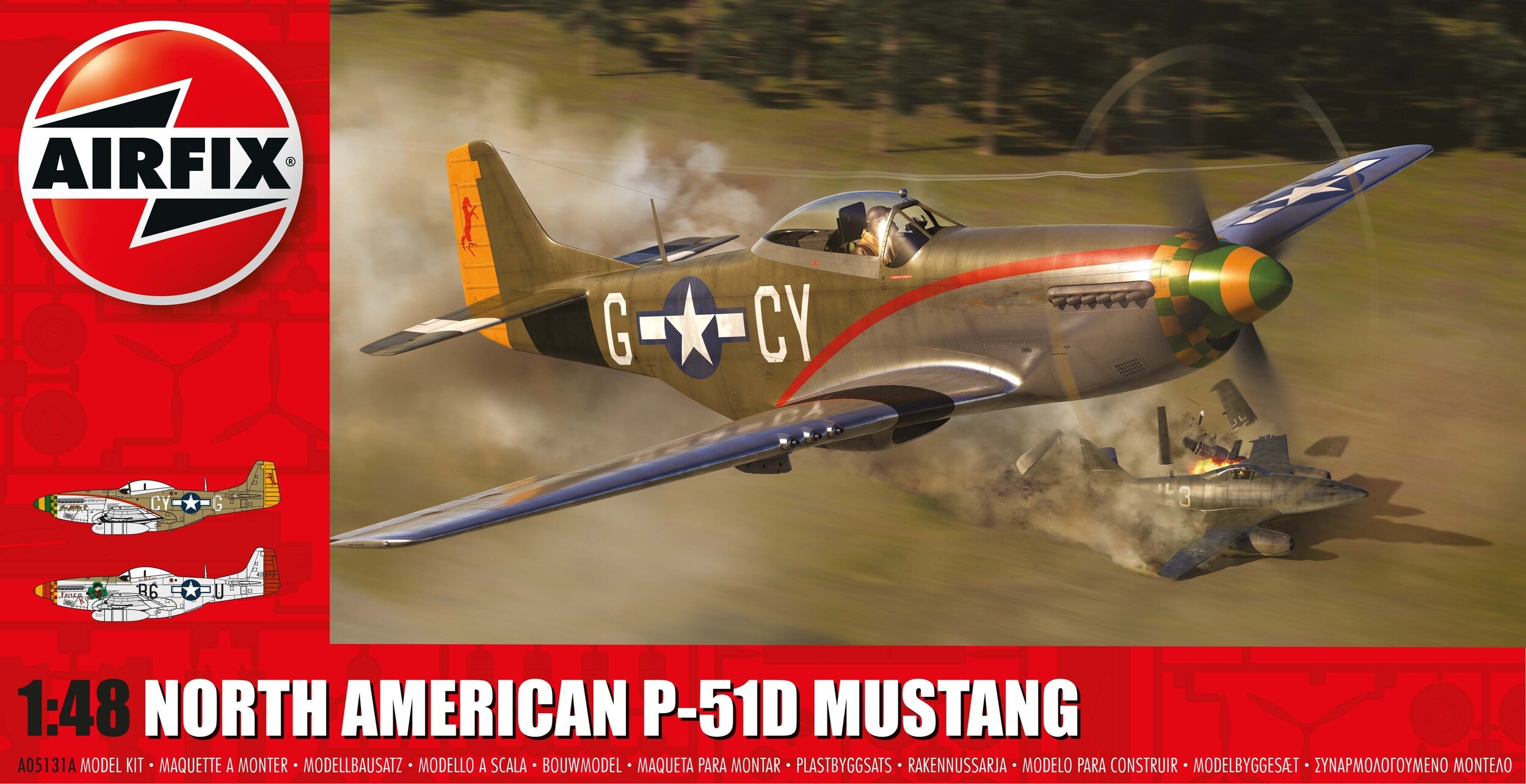 1／48 モノグラム P－51B マスタング完成品 - プラモデル