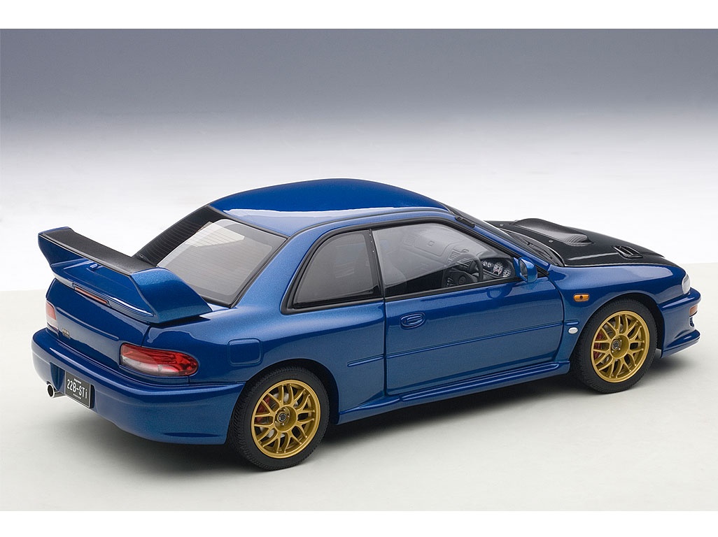 ナチュラ インプレッサ 22B STI カーボン1/18 autoart - 通販 - www