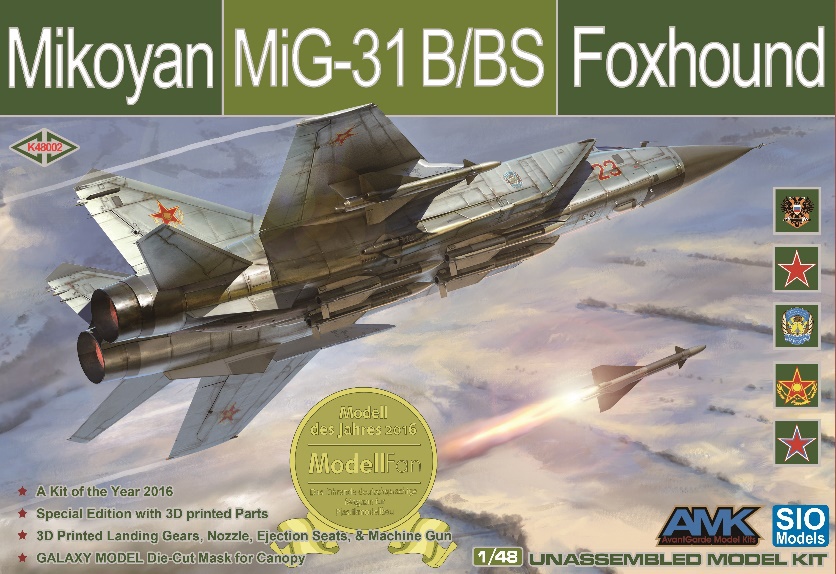 すので ヤフオク! 1/48 MiG-31 フォックスハウンド お... - ホビーボス