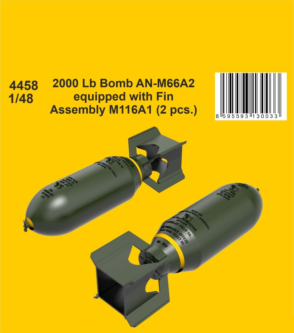 1 48 An M66a2 00ポンド航空爆弾 W M116a1フィン 2個入り Hlj Co Jp