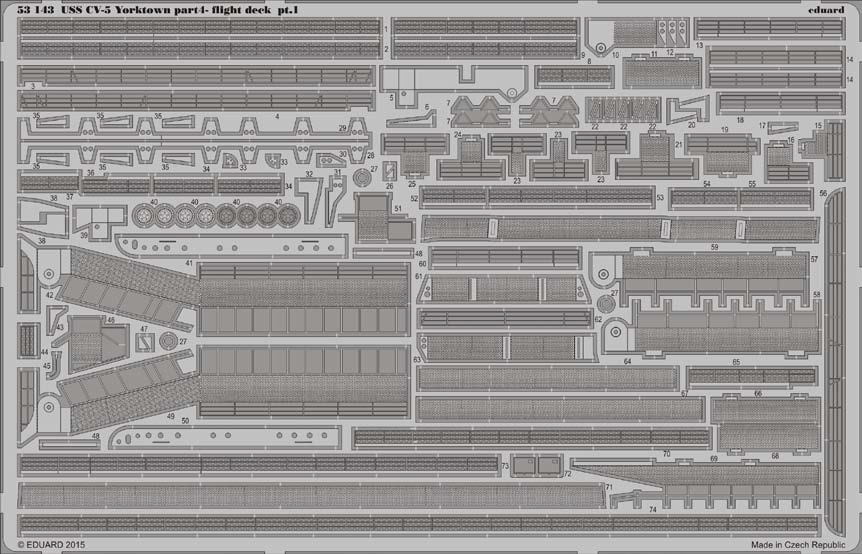 エデュアルド 1/350 CV-5ヨークタウン パート 4 フライトデッキ メリット用 EDU53143 並行輸入 8a5ecigVqi,  ゲーム、おもちゃ - www.chockfullofbeans.com.sg