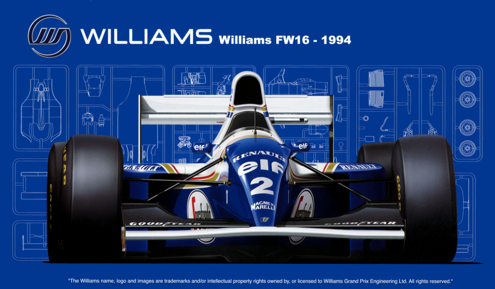 F1 ウィリアムズ FW16 アイルトン セナ サンマリノGP