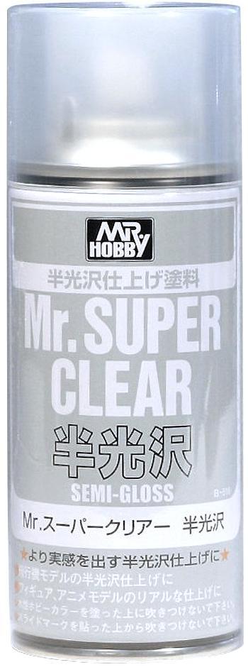 Mr.スーパークリアー（溶剤系スプレー） 半光沢