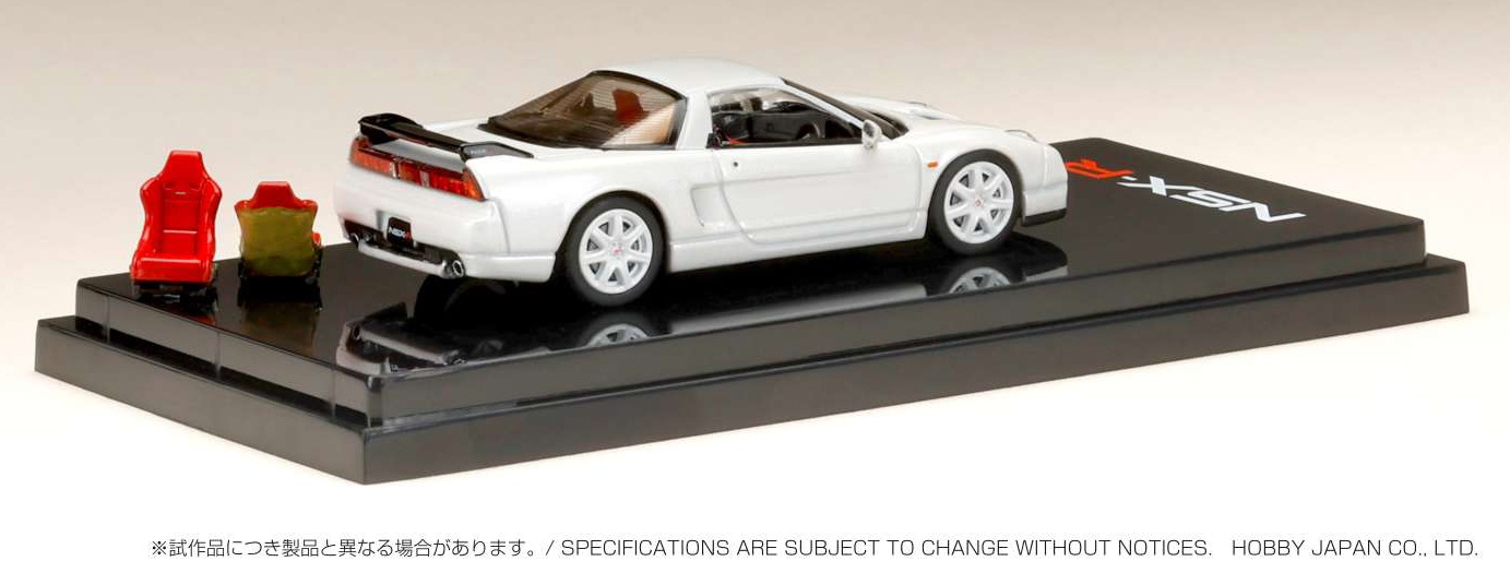 1/64 Honda NSX-R (NA2) 純正シートディスプレイモデル付 パールホワイト