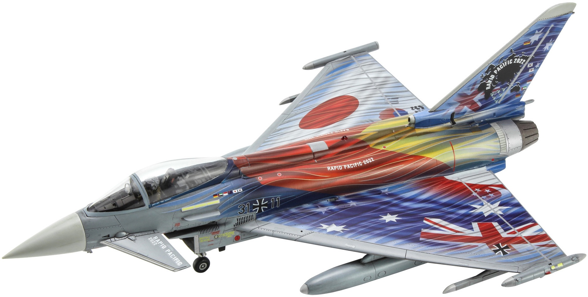 HOBBY MASTER 1/72 ユーロファイター・タイフーン オーストリア空軍 7L