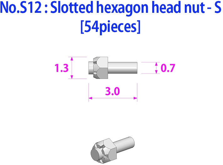 値引 P1143 No.19 : Minus rivets with flange-L 42 pieces bolex.cl