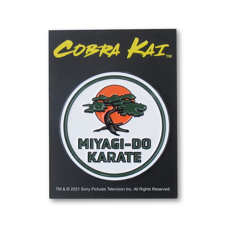 大人気新品 バッジ COBRA KAI コブラ会 ミヤギ道カラテロゴ ピンズ tronadores.com