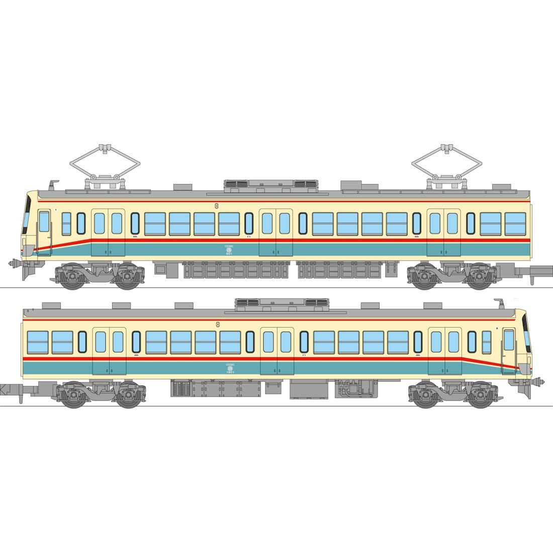 1/150 鉄道コレクション 近江鉄道900形あかね号 2両セット