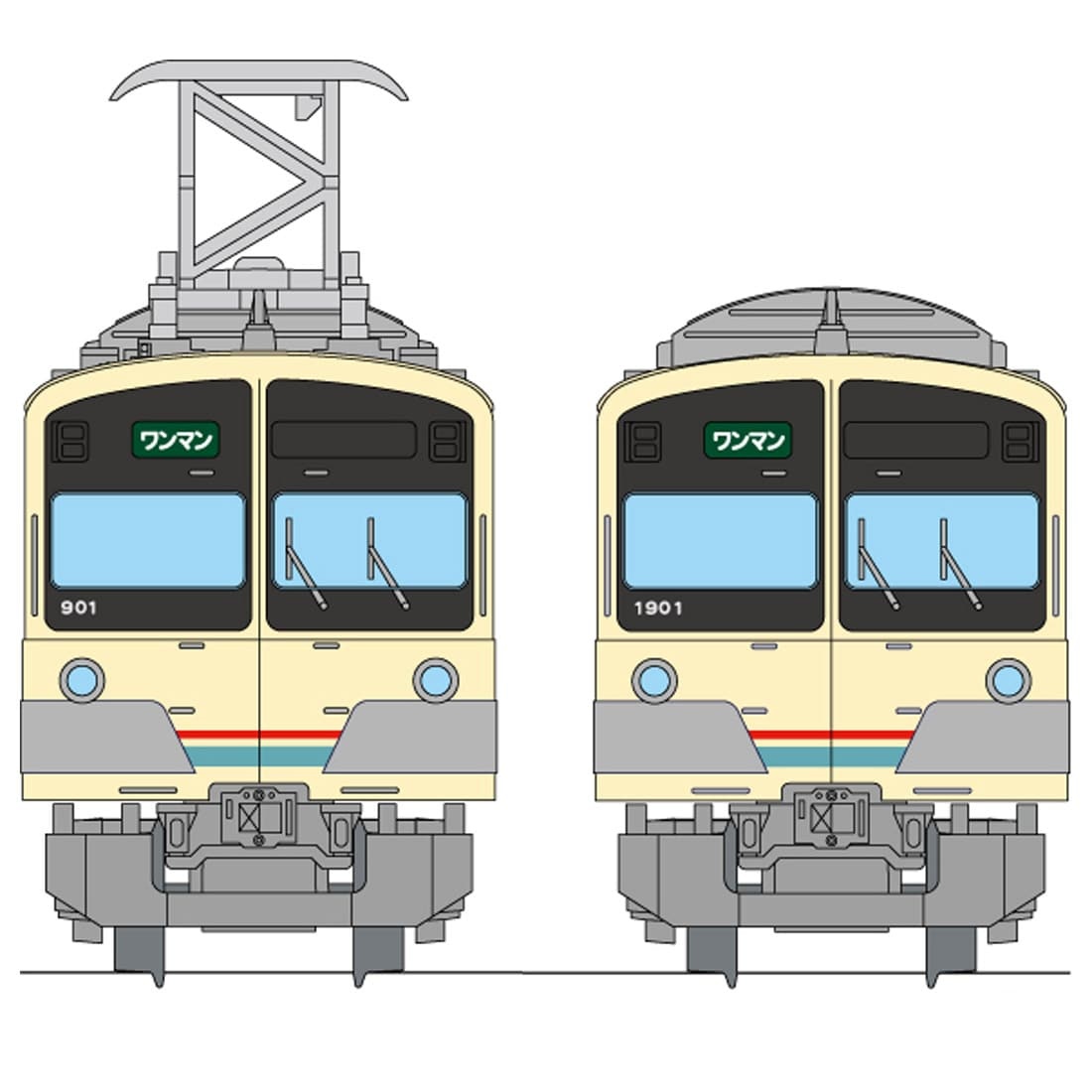 1/150 鉄道コレクション 近江鉄道900形あかね号 2両セット