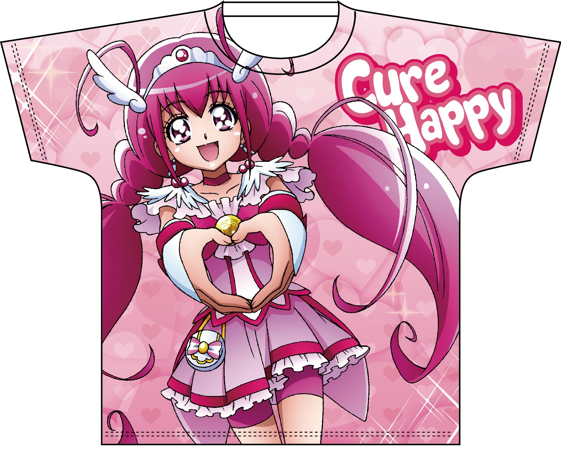 プリキュア フルカラープリントＴシャツ スマイル キュアハッピー-