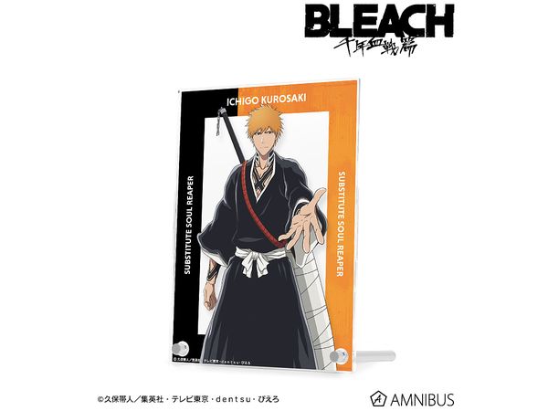 BLEACH 千年血戦篇: 描き下ろしイラスト 黒崎一護 戦いの後でver. ダブルアクリルパネル