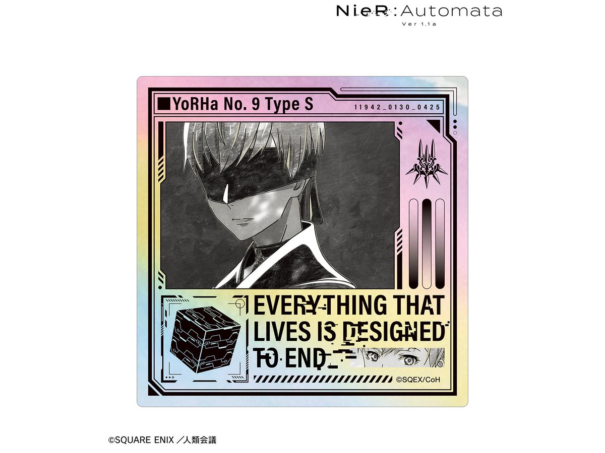 アニメ NieR:Automata Ver1.1a: 9S Ani-Art BLACK LABEL オーロラステッカー