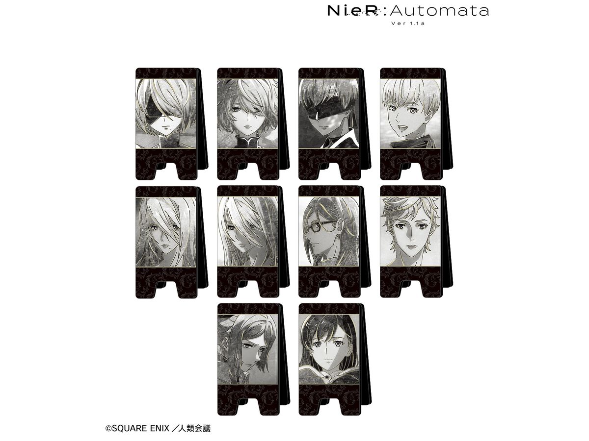 アニメ NieR:Automata Ver1.1a: トレーディング Ani-Art BLACK LABEL アクリル立て看板風メモスタンド 1Box 10pcs