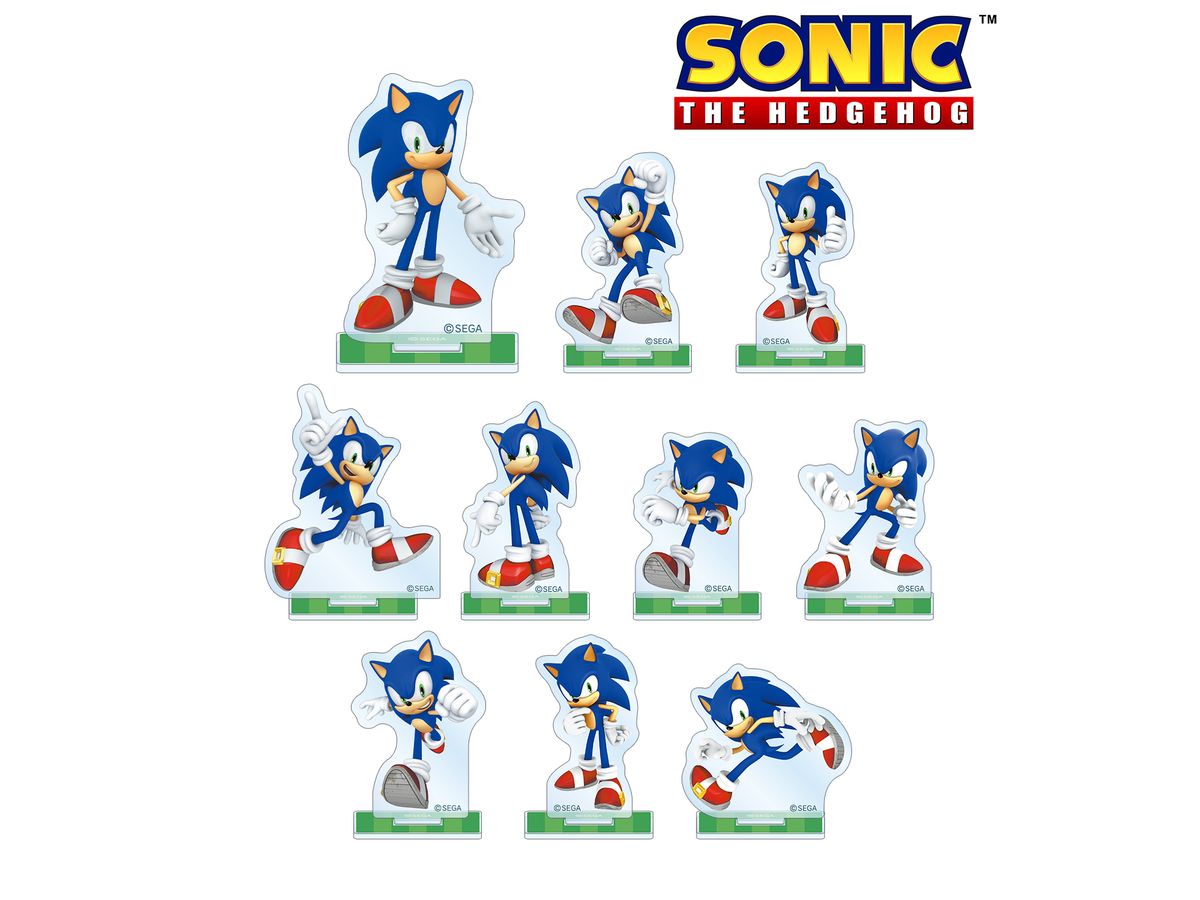  ソニック・ザ・ヘッジホッグ : トレーディングアクリルスタンド 1BOX10Pcs