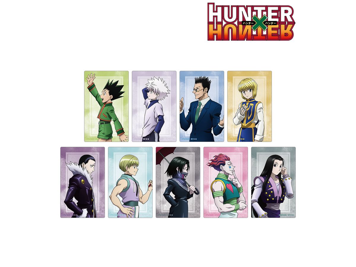 HUNTER x HUNTER: 描き下ろし 歩みver. カードステッカー 1Box 9pcs