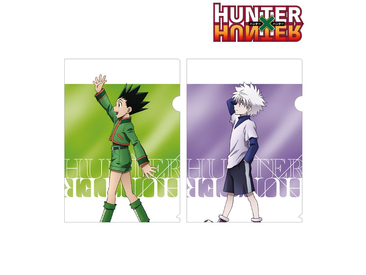 HUNTER x HUNTER: 描き下ろし 歩みver. クリアファイル2枚セット ver.A