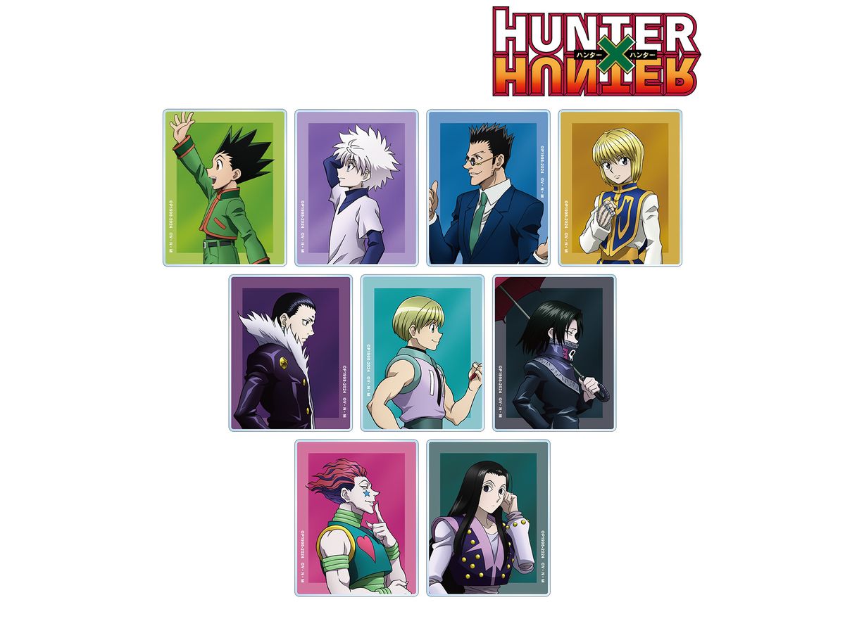 HUNTER x HUNTER: 描き下ろし 歩みver. アクリルカード 1Box 9pcs