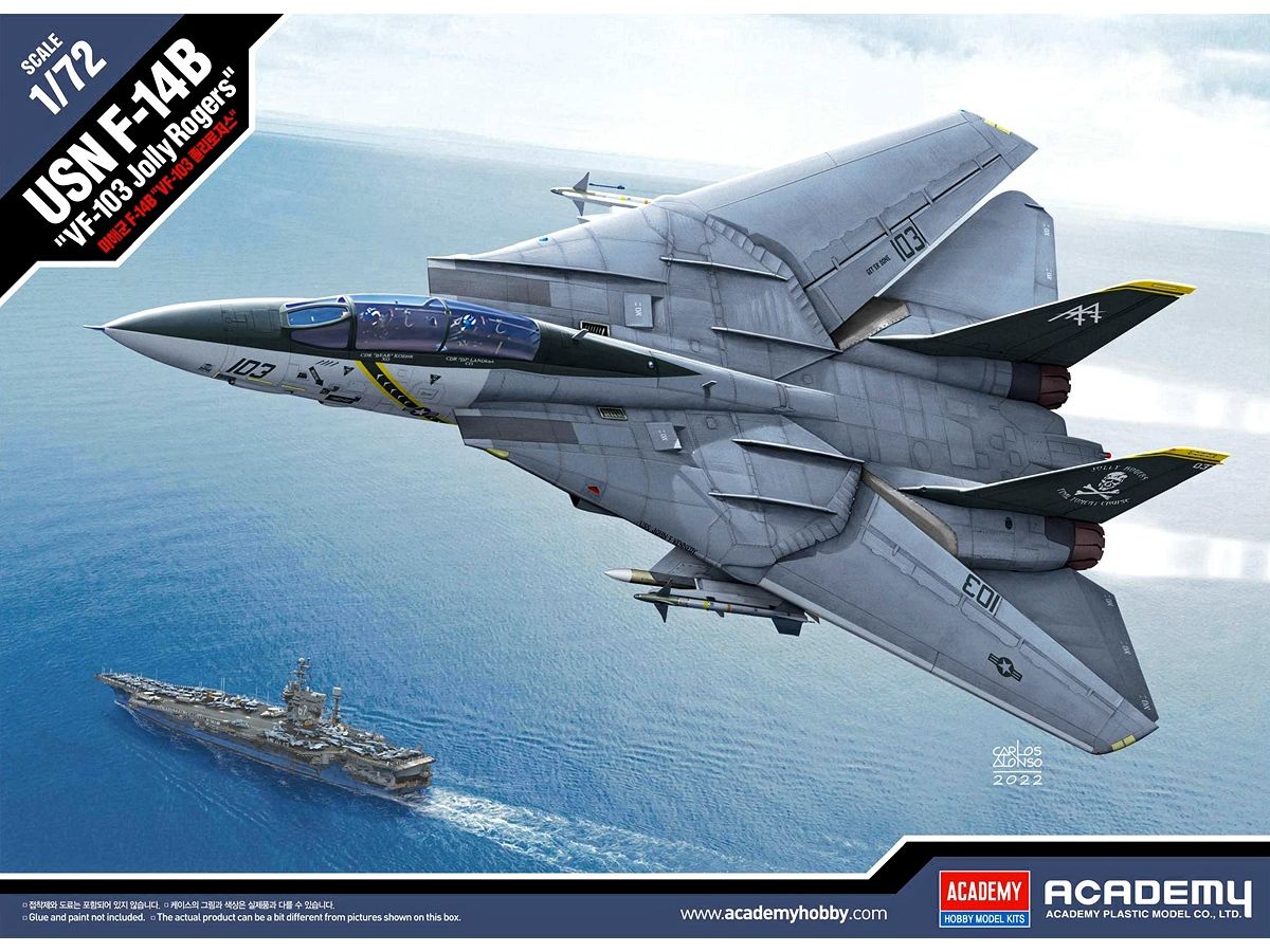 1/72 F-14B トムキャット VF-103 ジョリーロジャース | HLJ.co.jp