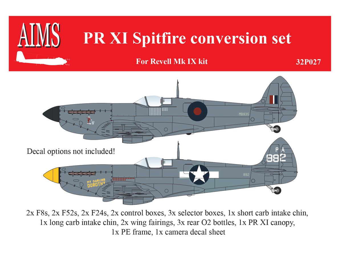 1/32 スピットファイア PR.XI 改造セット (レベル用)