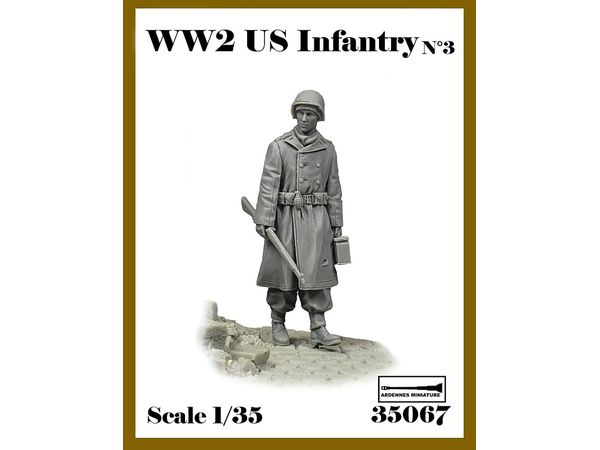 1/35 WWII アメリカ陸軍歩兵No.3 弾薬箱を持つ歩兵