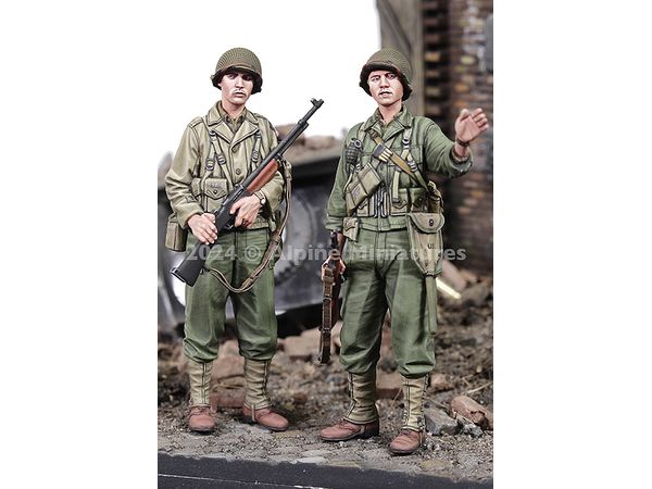 1/35 WWII アメリカ陸軍 第2歩兵師団歩兵セット (2体入)