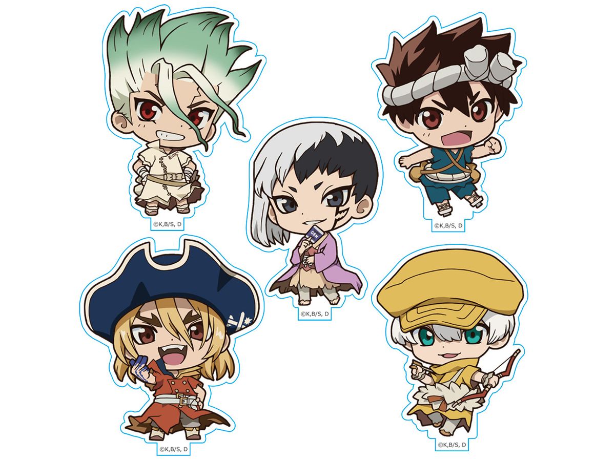 Dr.STONE: アクリルスタンドコレクションVol.2 1Box 5pcs