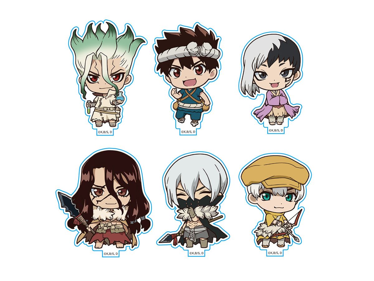 Dr.STONE: アクリルスタンドコレクション 1Box 6pcs