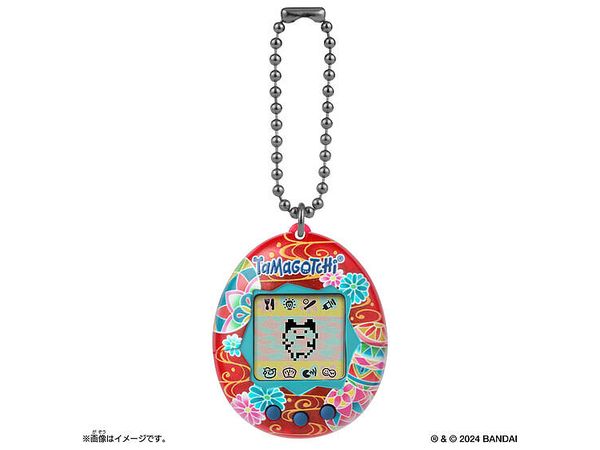 Original Tamagotchi 手まりに流水 inspired by 加賀友禅