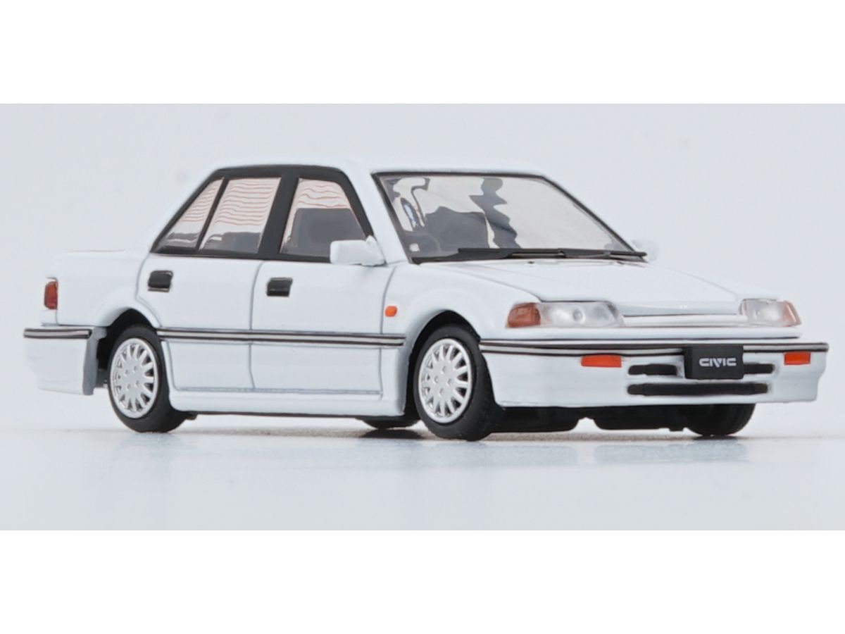 1/64 ホンダ シビック EF2 1991 ホワイト (RHD)