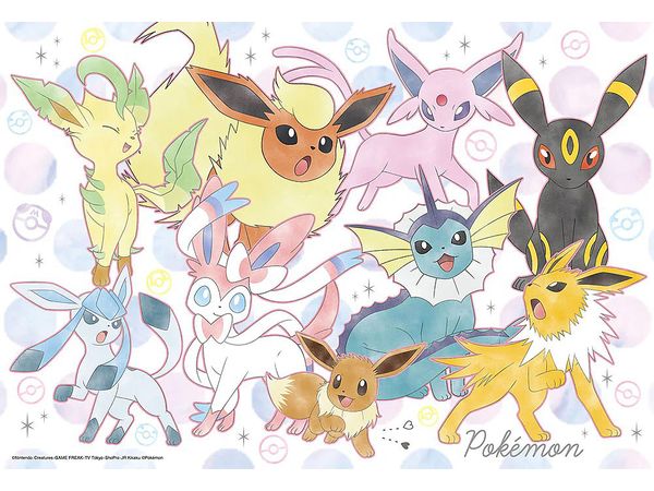 ポケモン ふんわりカラー イーブイフレンズ 100pcs (380 x 260mm)