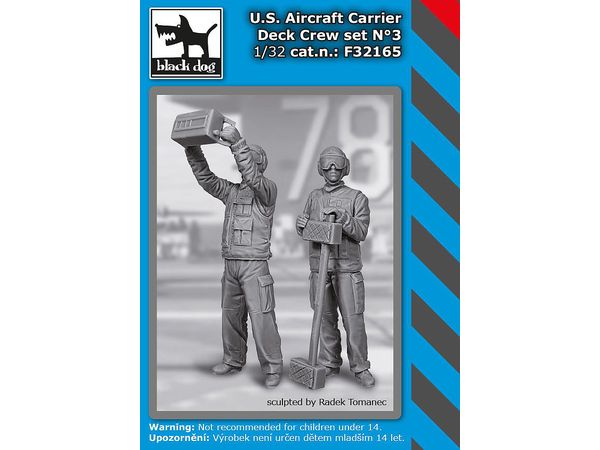 1/32 米海軍 空母デッキクルー セット No.3 (HAUF32163 & HAUF32164)