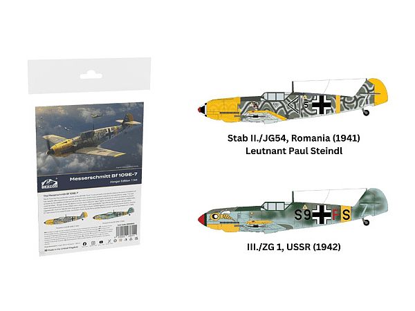 1/144 メッサーシュミット Bf109E-7 ハンガーエディション