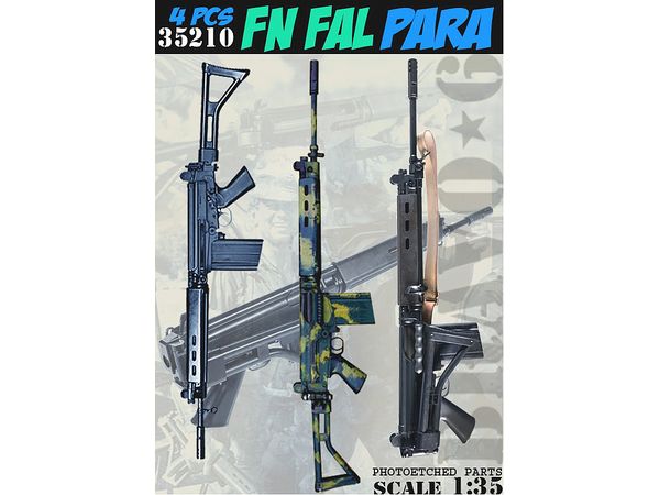 1/35 現用 FN FAL PARA自動小銃(4丁入)