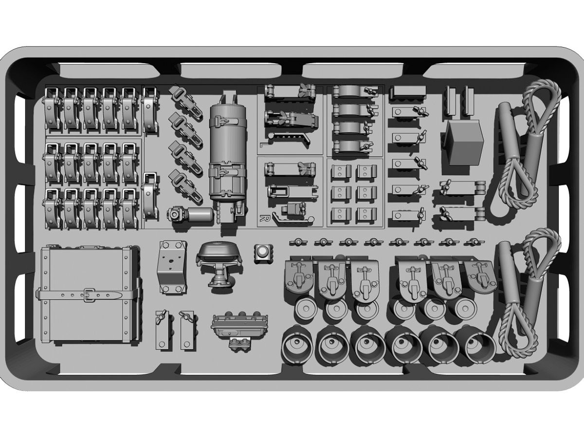 1/35 WWII ドイツ III号突撃砲G型用ディテールセット