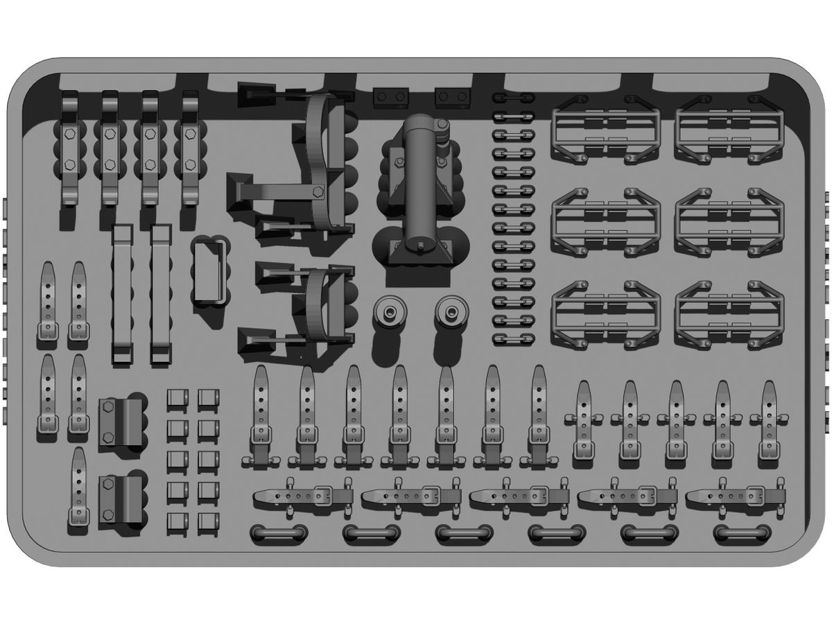 1/35 WWII アメリカ M5スチュアート軽戦車用ディテールセット