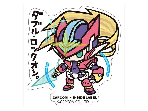 CAPCOM x B-SIDE LABELステッカー ロックマン ゼクス