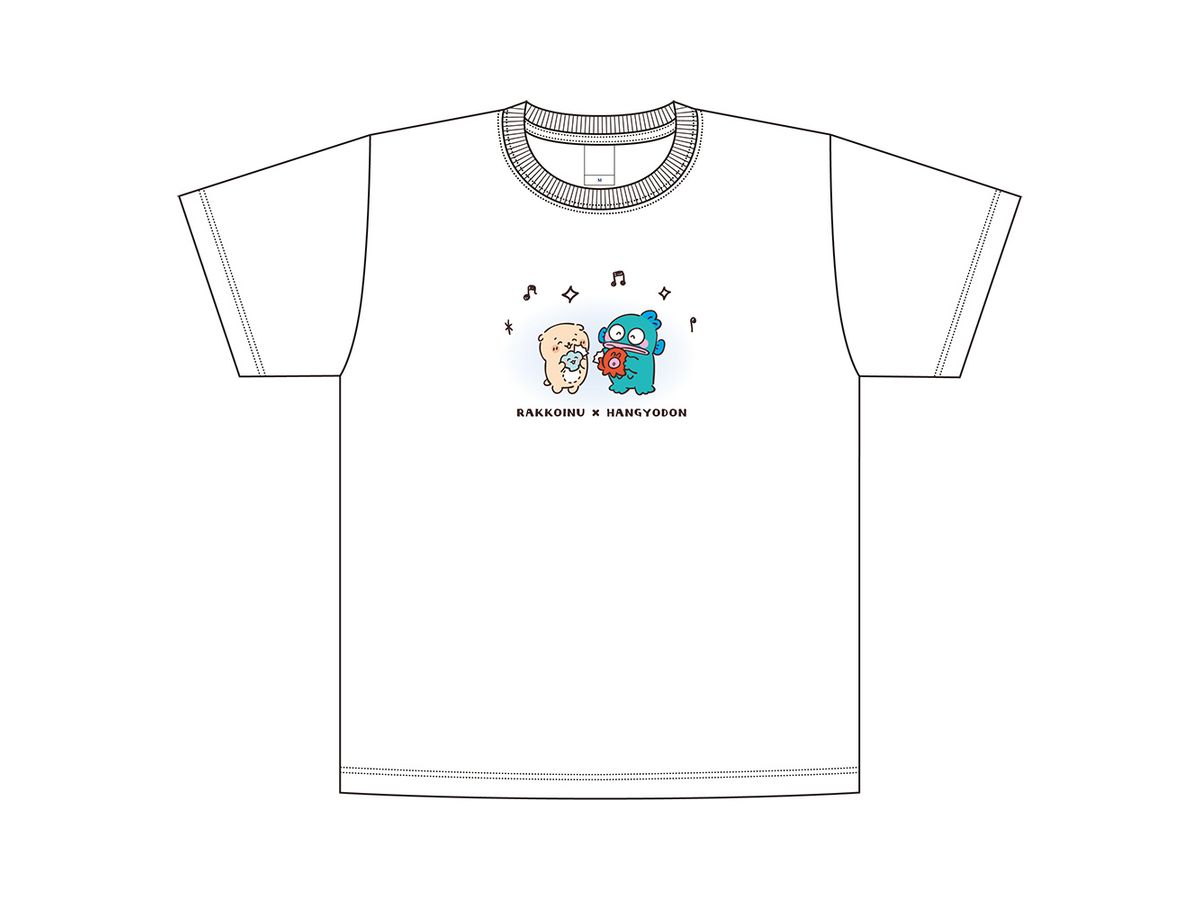 しろたん x はぴだんぶい: Tシャツ / ハンギョドン (Lサイズ)