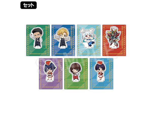 勇気爆発バーンブレイバーン トレーディングアクリルスタンド ミニキャラVer. スイーツパラダイス 全7種 1Box 7pcs