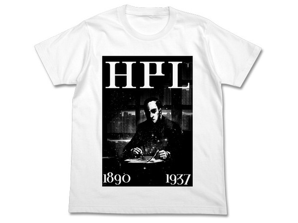 ミスカトニック大学購買部: HPLイラストTシャツ/WHITE-M