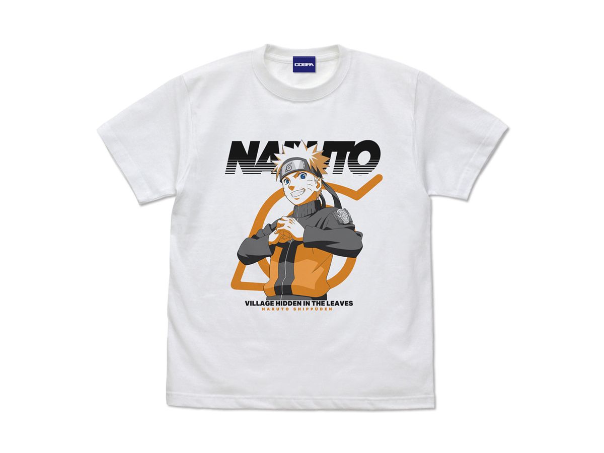 Naruto: うずまきナルト ビジュアル Tシャツ WHITE M