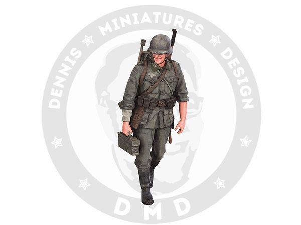 1/35 WW.II ドイツ歩兵 ハインリッヒ w/機関銃三脚