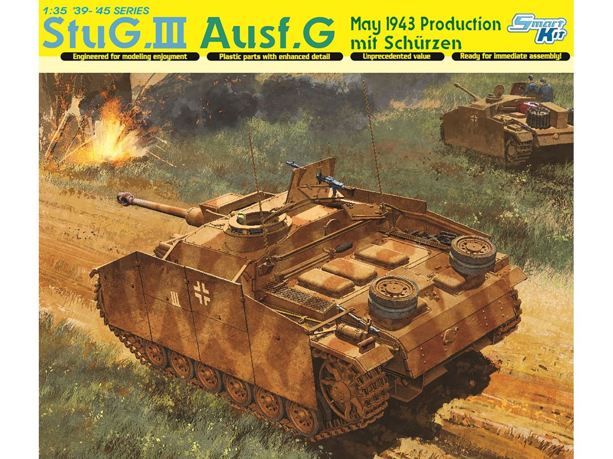 1/35 WWII ドイツ軍 III号突撃砲G型 1943年5月生産型 マジックトラック/ 3Dプリントパーツ/ 金属製ワイヤー付属 豪華キット