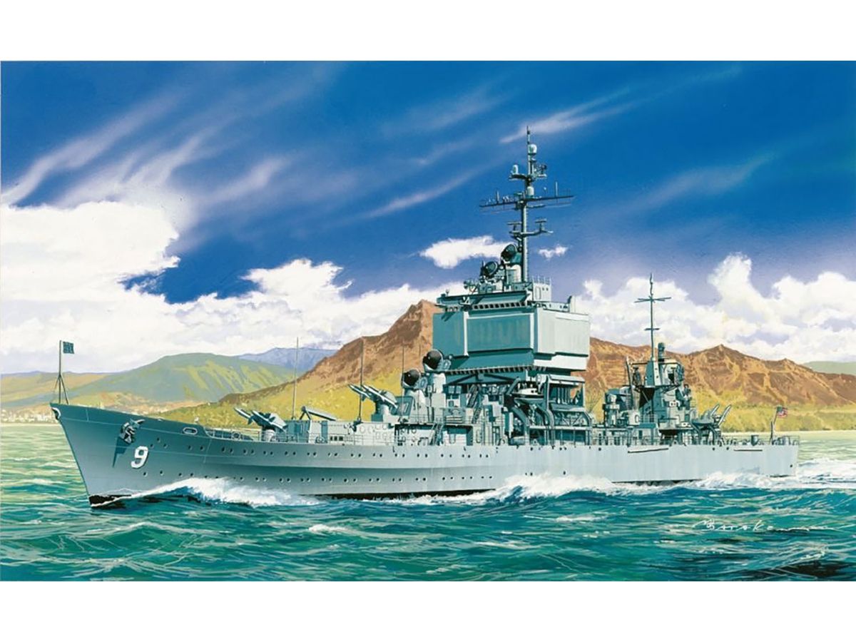 1/700 アメリカ海軍 原子力ミサイル巡洋艦 U.S.S. ロングビーチ CGN-9