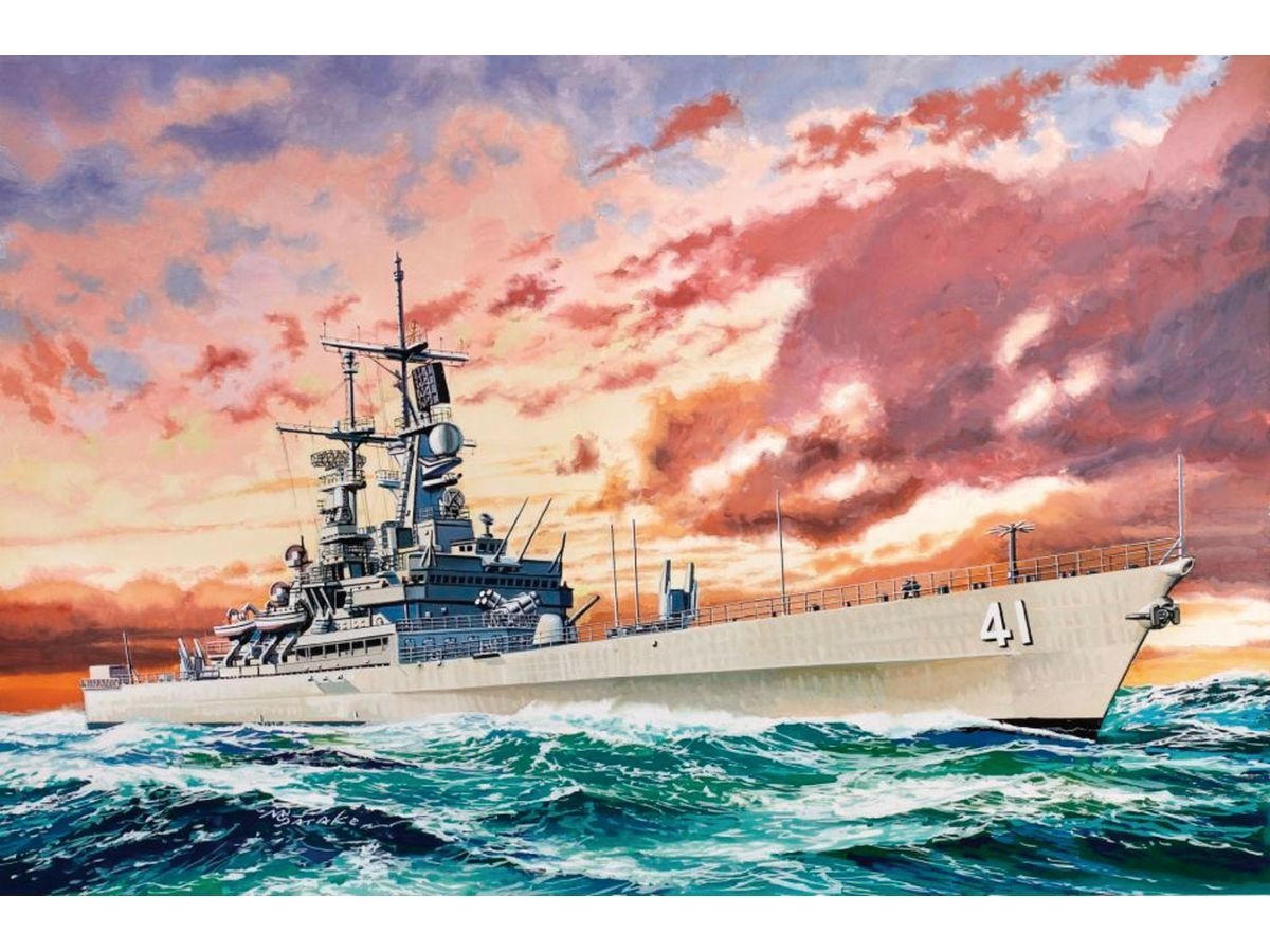 1/700 アメリカ海軍 原子力ミサイル巡洋艦 U.S.S. アーカンソー CGN-41