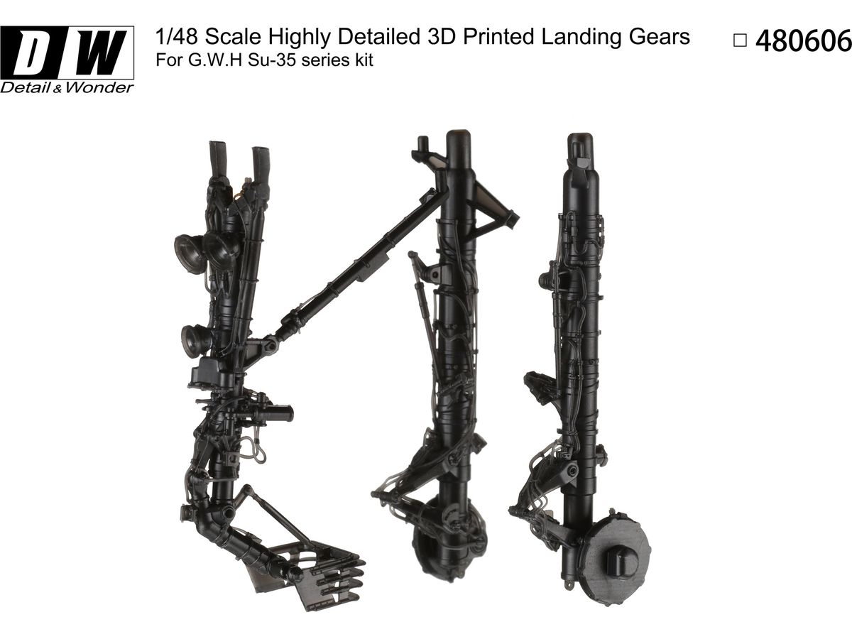 1/48 Su-35用着陸装置 (GWH用)