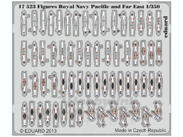 1/350 大英帝国海軍太平洋艦隊搭乗員フィギュア