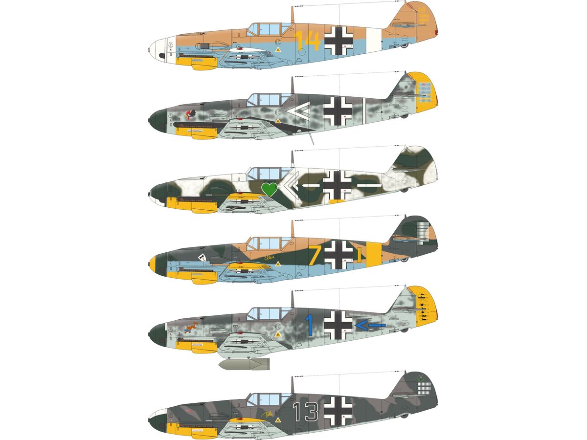 1/72 Bf109F-4 プロフィパック